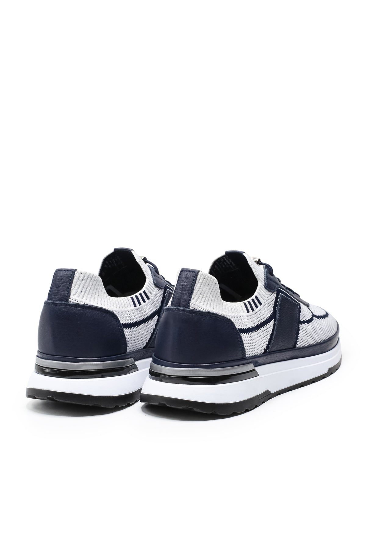 Altea Triko ve Hakiki Deri Erkek Sneaker Ayakkabı - Beyaz